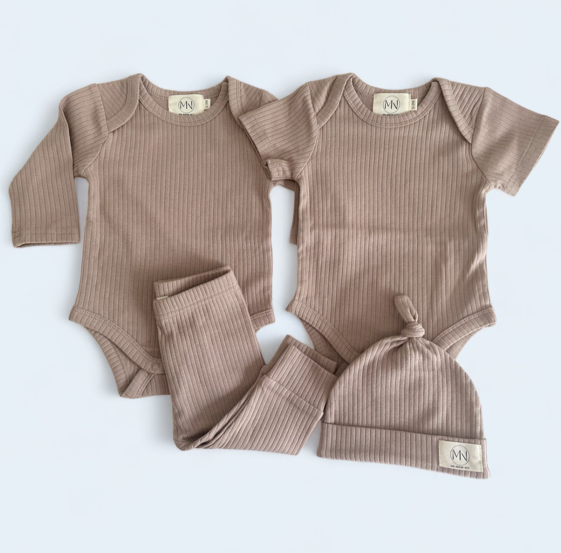 Organic Cotton Ribbed Gift Set