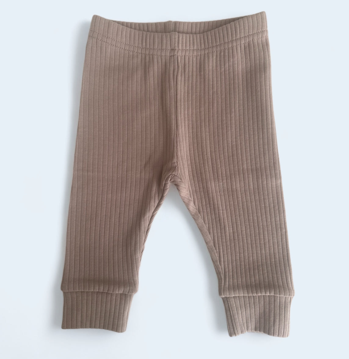 Organic Cotton Ribbed Pants 2-Pack