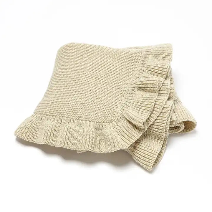 Crochet Ruffle Blanket