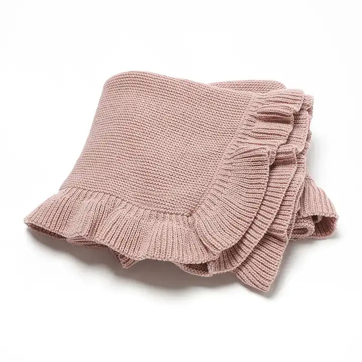 Crochet Ruffle Blanket