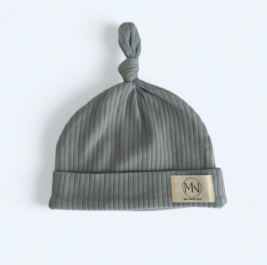 Organic Cotton Ribbed Beanie