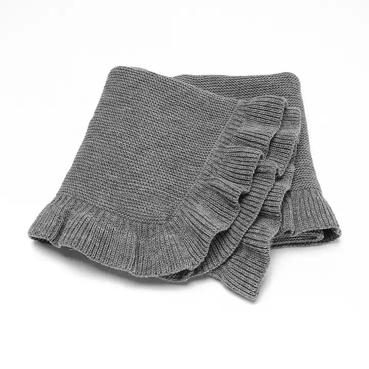 Crochet Ruffle Blanket
