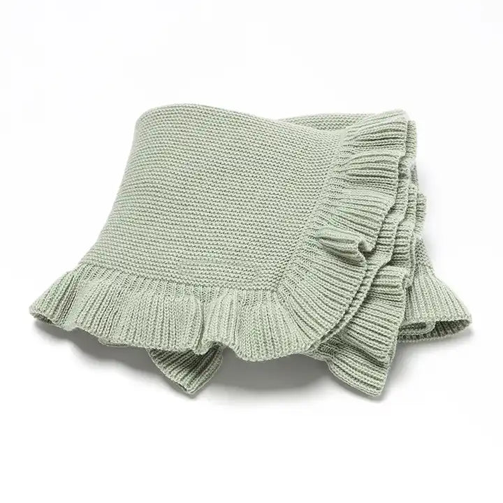 Crochet Ruffle Blanket